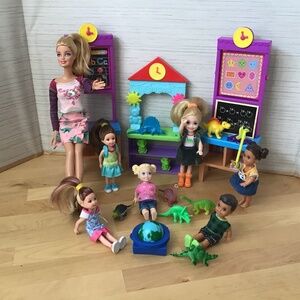 Barbie Dolls and Dinosaurs